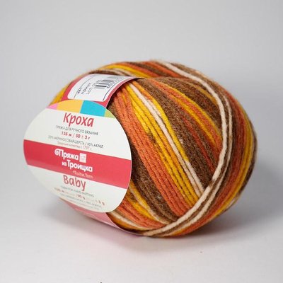 7076 желтый-коричневый-красный