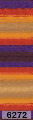 6272 фиолет-баклаж-желт-рыжий