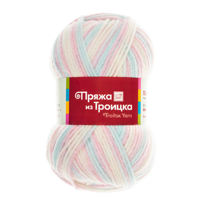 4026 розово-желто-голубой