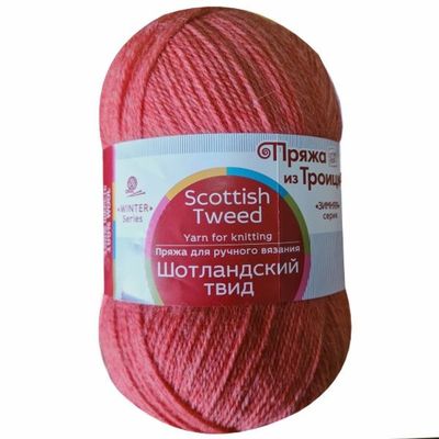 1398 Коралловый меланж